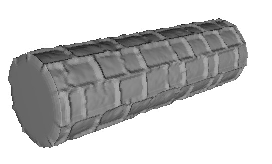 cobblestone texture roller
